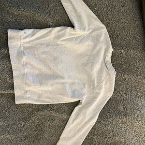 Lululemon scuba crew sweatshirt size 8 in heather grey.